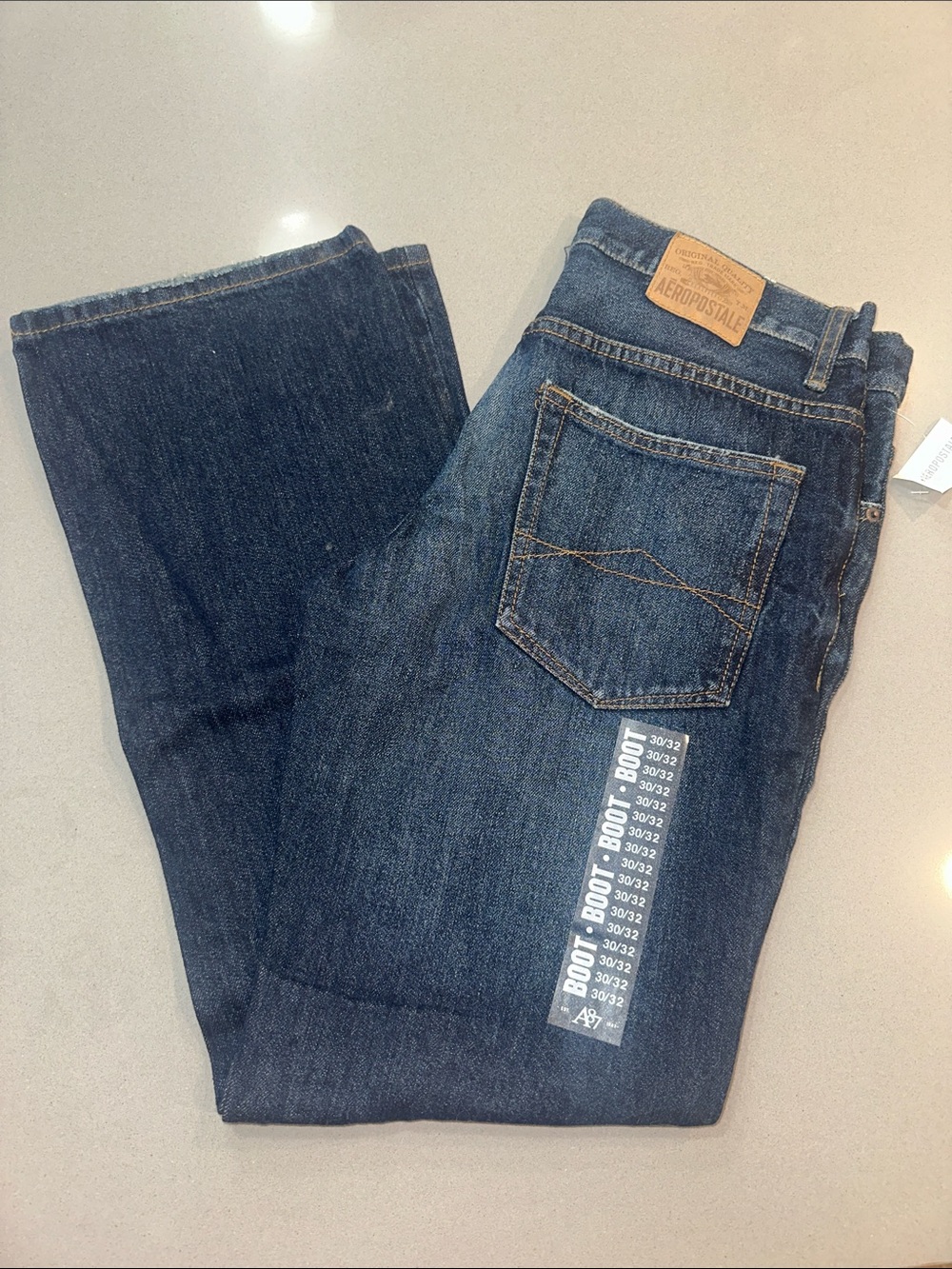 Aeropostale Men's Indigo Bootcut Jeans